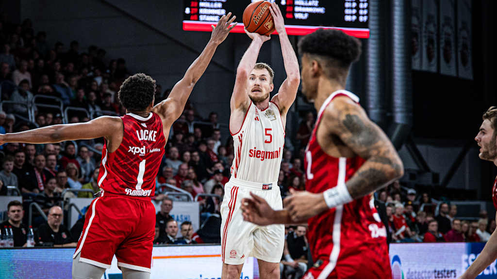Niels Giffey war Münchens Topscorer in Bamberg