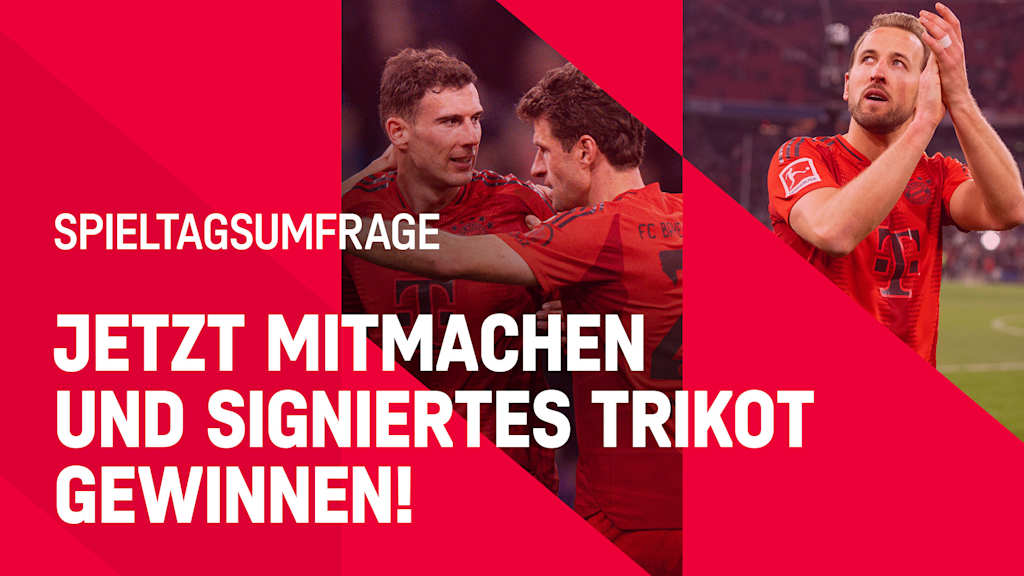 Spieltagsumfrage: Jetzt mitmachen und signiertes Trikot gewinnen!
