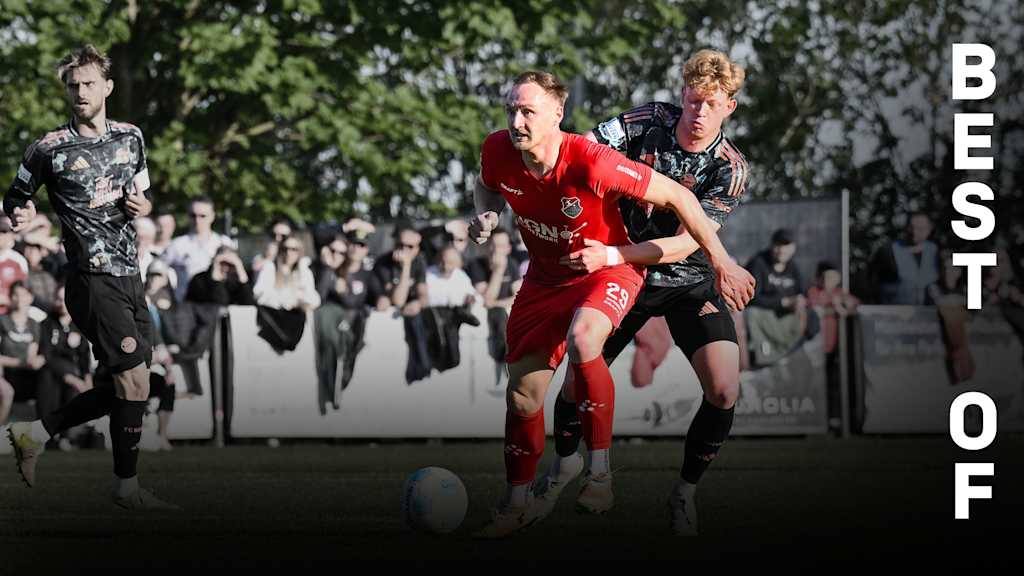 Lennard Becker im Spiel der FC Bayern Amateure gegen den TSV Aubstadt.