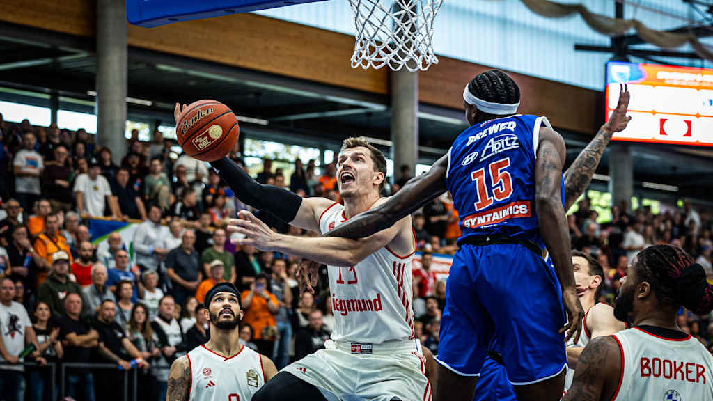 Der FC Bayern Basketball empfängt den deutschen Pokalsieger im BMW Park