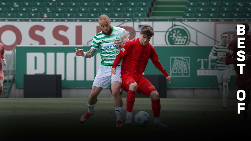Maximilian Wagner im Spiel der FC Bayern Amateure gegen die SpVgg Greuther Fürth II.