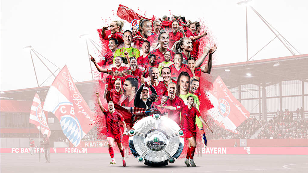 Graphic: FC Bayern Women celebrate 2025 German championship