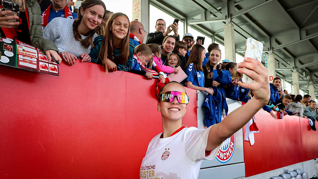 Giulia Gwinn nach dem Gewinn der Deutschen Meisterschaft