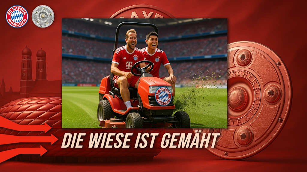 Meister 2025: Die Wiese ist gemäht.