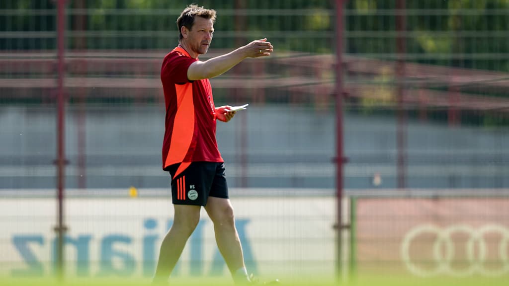 Holger Seitz im Training der FC Bayern Amateure.