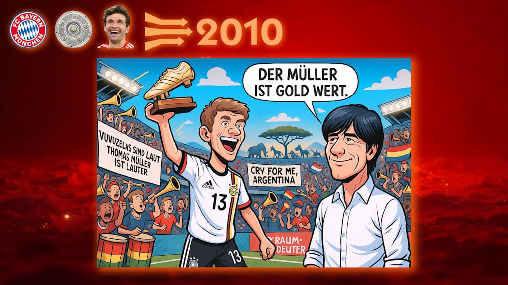 2010: Durchbruch bei der WM in Südafrika.