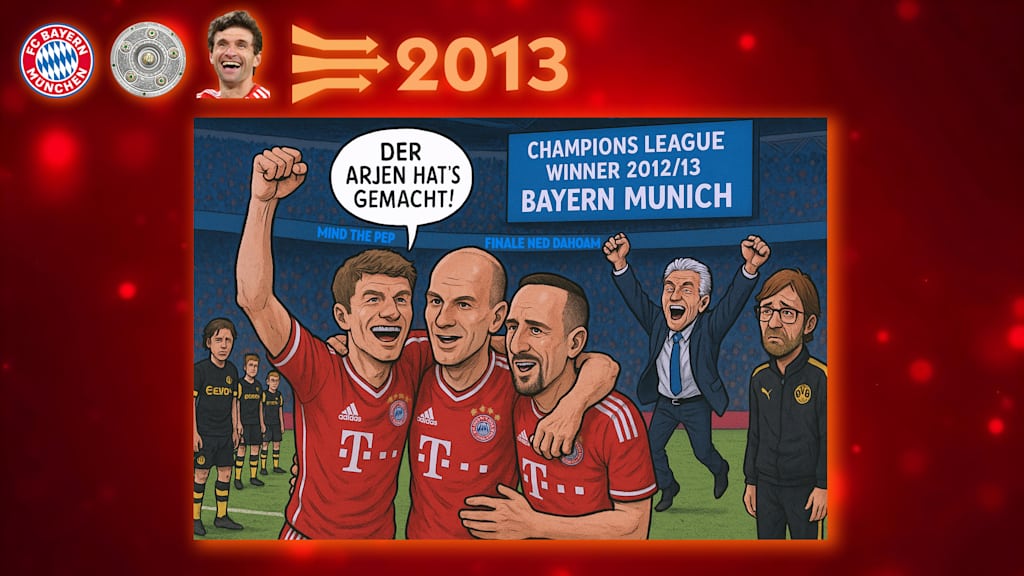 2013: Champions-League-Sieg in Wembley.