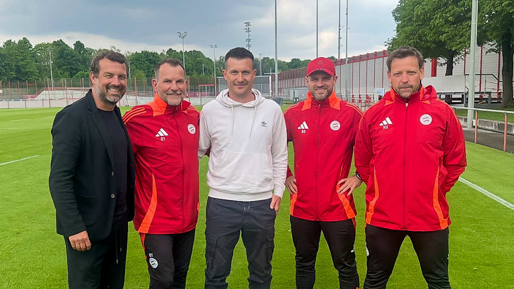 Das Trainerteam der FC Bayern Amateure.