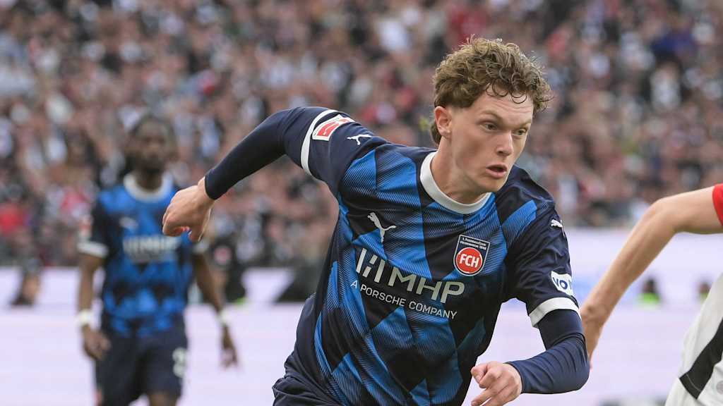 Paul Wanner im Spiel gegen Union Berlin.