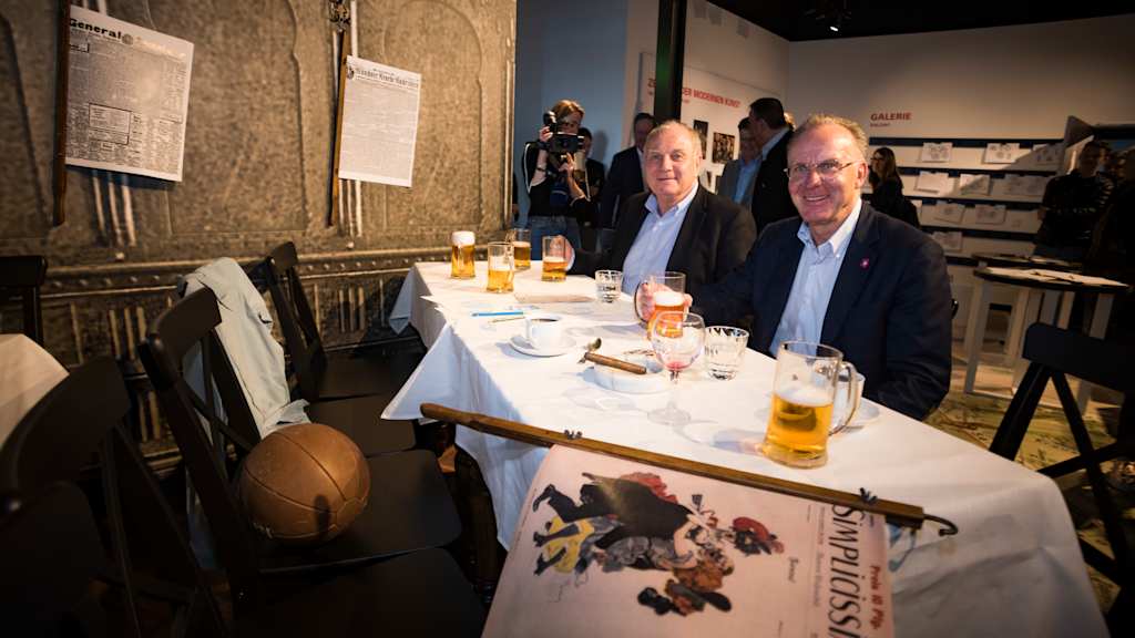 Eröffnung der Sonderaustellung mit Karl-Heinz Rummenigge und Uli Hoeneß