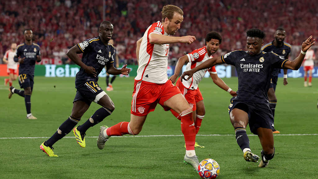 Harry Kane Aurélien Tchouaméni Champions League Bayern Real Madrid