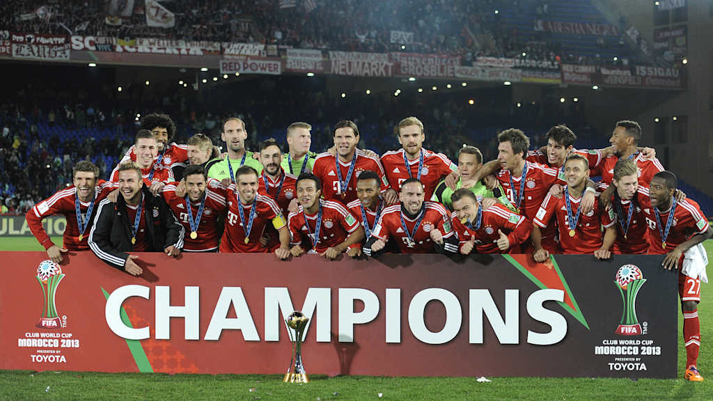 Siegerfoto FC Bayern Klub-Weltmeisterschaft 2013