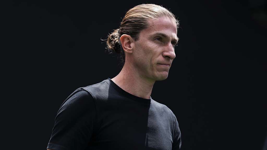 Flamengo-Trainer Filipe Luiz vor dem Spiel gegen den FC Chelsea bei der Klub-WM