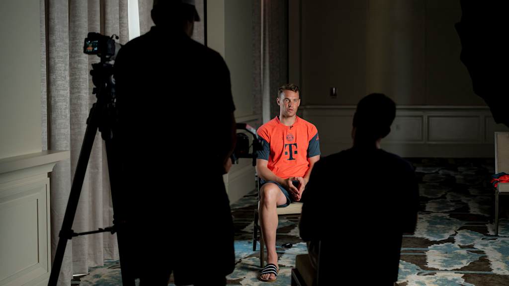 Manuel Neuer at the team hotel