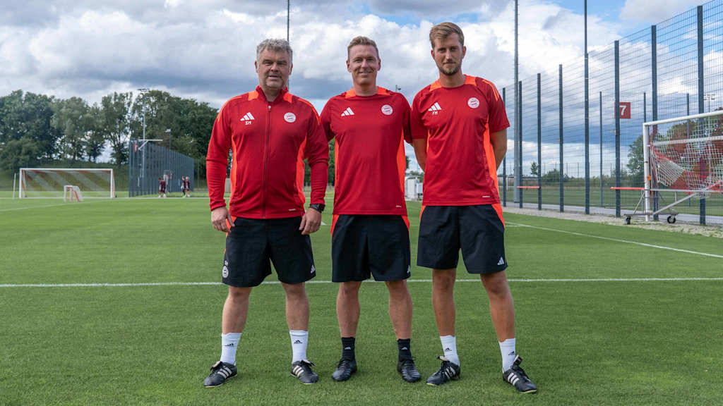 Leonhard Haas im Training der U17 am FC Bayern Campus.