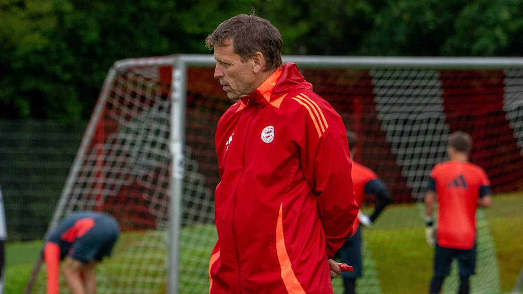 Holger Seitz im Training der FC Bayern Amateure
