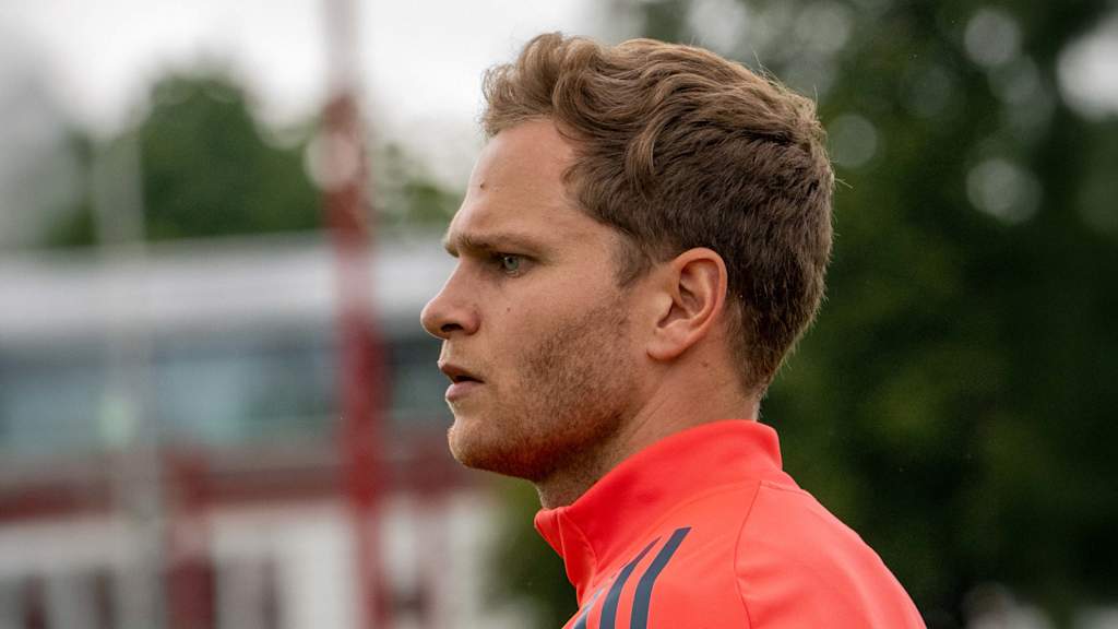 Benno Schmitz im Training der FC Bayern Amateure