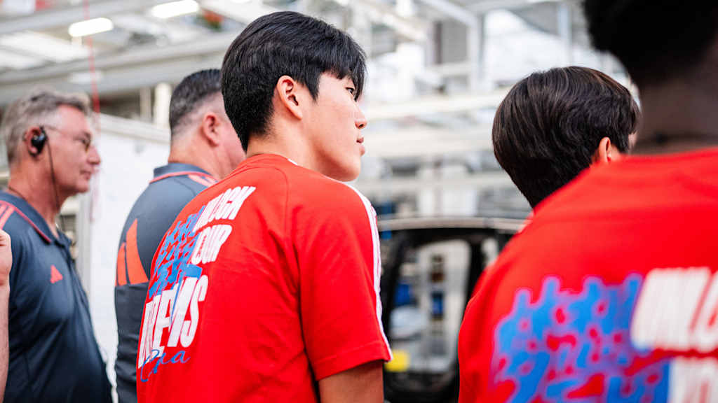 Der FC Bayern World Squad bei Audi in Ingolstadt