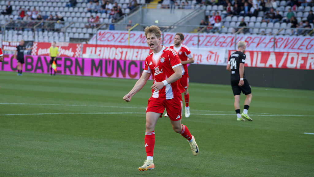 Anton Heinz bejubelt ein Tor