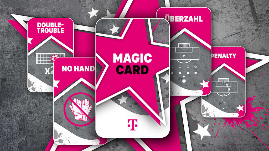 Telekom-Sterne in Magenta erklären den Modus.