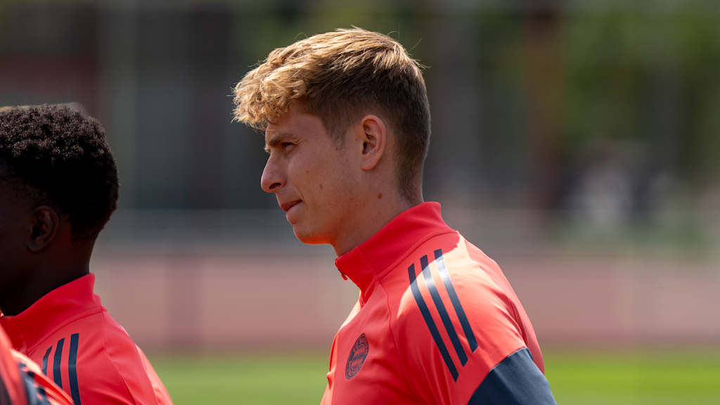 Anton Heinz im Training der FC Bayern Amateure