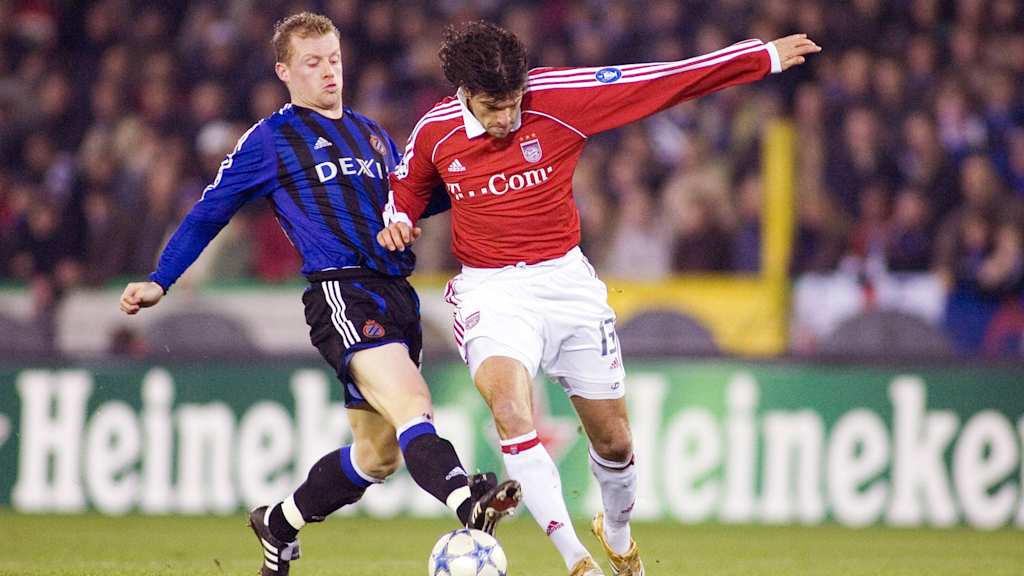 Michael Ballack (FC Bayern) im Champions League-Spiel gegen Club Brügge