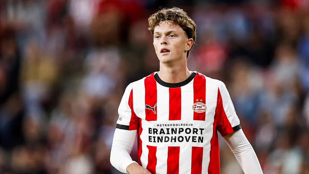 Paul Wanner im Trikot der PSV Eindhoven