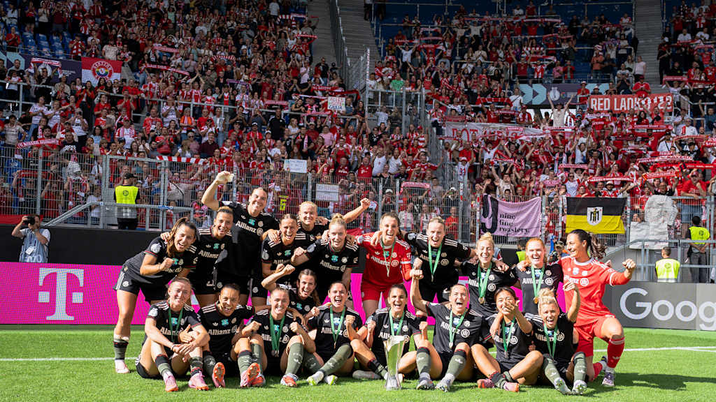 Fans in Karlsruhe got to enjoy Bayern winning the first trophy of the season.