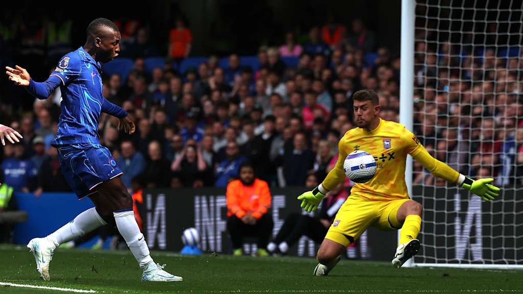 Nicolas Jackson erzielt ein Tor für den FC Chelsea.