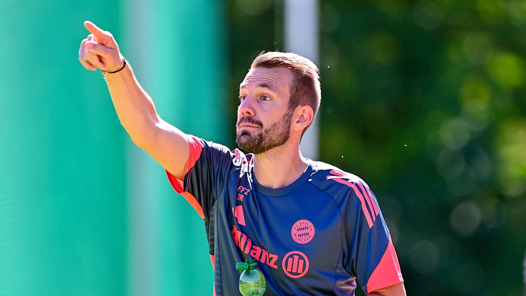 Jerome Reiacher während eines Spiels der FC Bayern Frauen II.