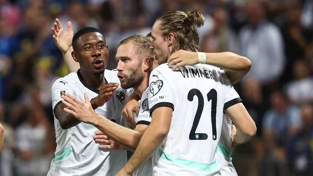 Konrad Laimer David Alaba Kevin Wimmer Austria Bosnia