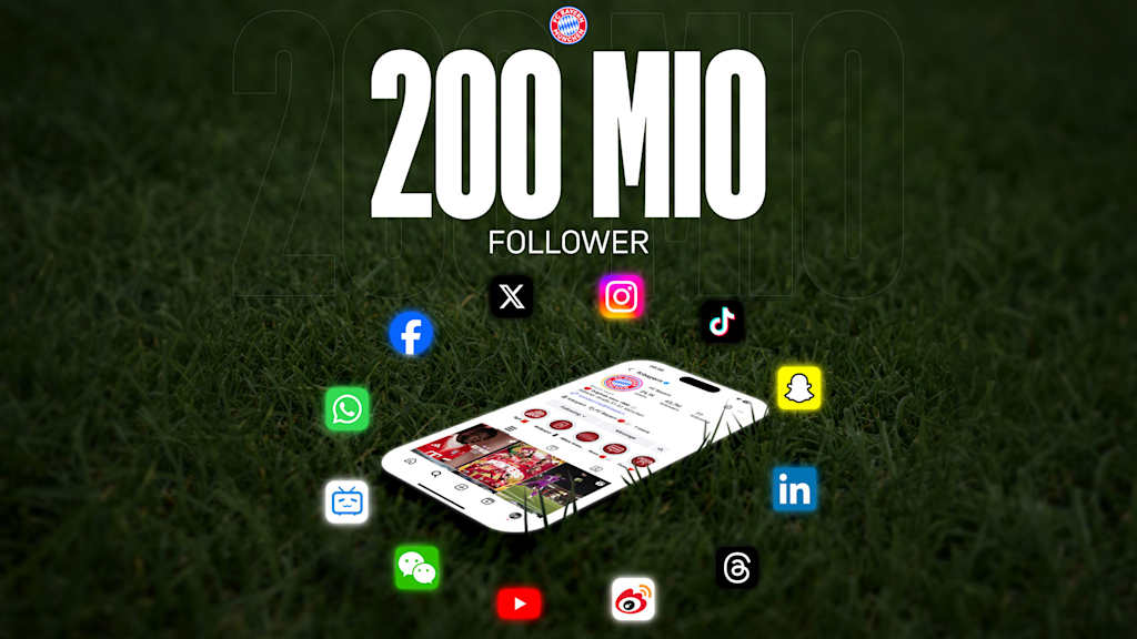 A mobile phone in front of a black background with various social media logos