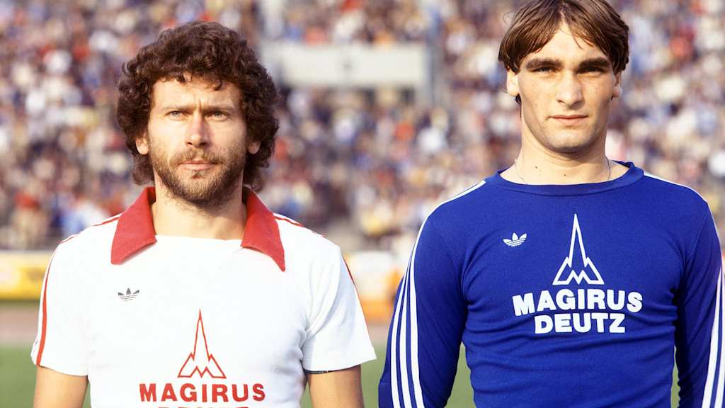 Die Bullen kommen! Paul Breitner mit Maier-Nachfolger Walter Junghans.