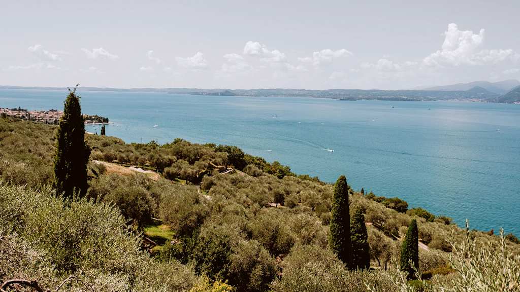 Ein Ausblick auf den Gardasee