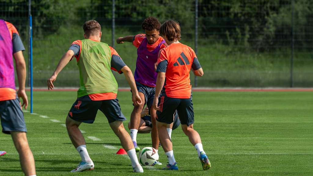 Sadiki Chemwor im Training der U19 des FC Bayern.