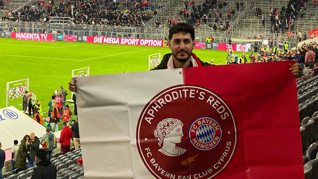 Bayern-Fan Constantinos aus Zypern