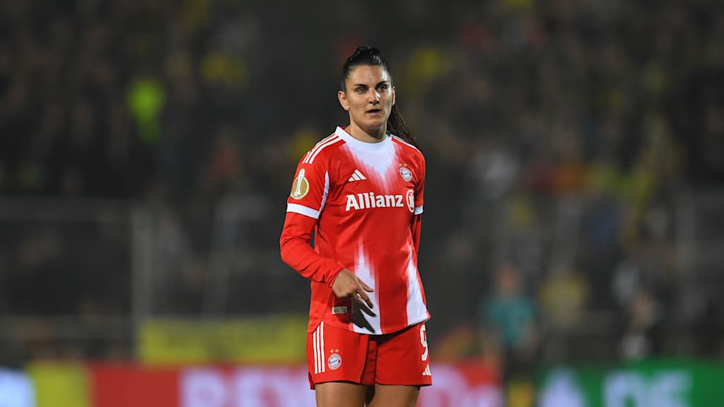 Jovana Damnjanović während des Duells gegen Borussia Dortmund.