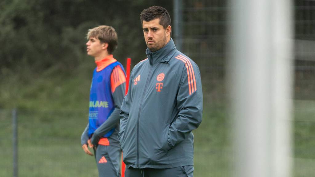 Peter Gaydarov im Training der U19 des FC Bayern.