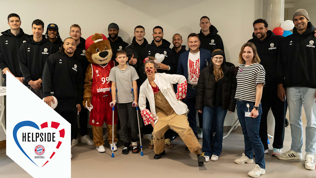Das Team des FCBB bei einer Helpside Aktion
