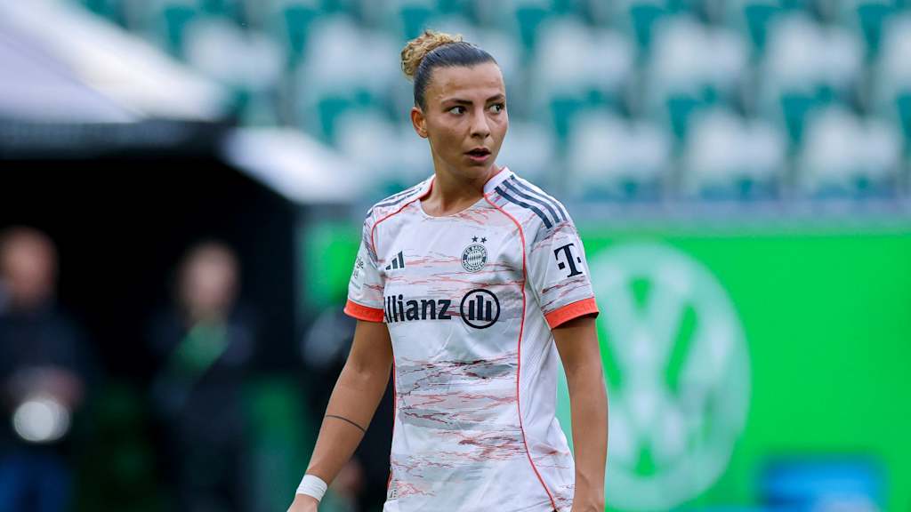 Arianna Caruso während des Auswärtsspiels beim VfL Wolfsburg.