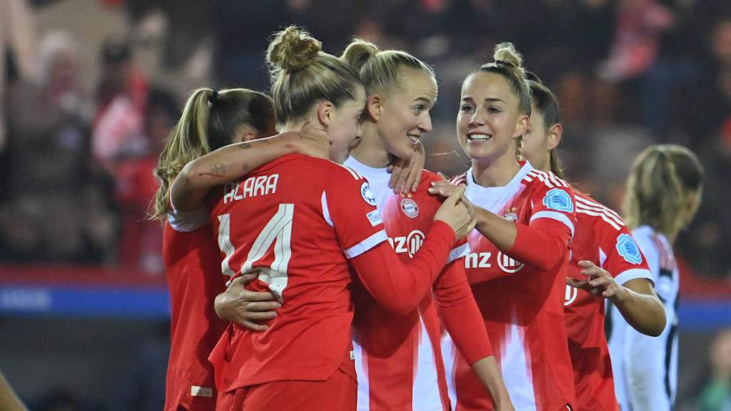 Lea Schüller bejubelt den Siegtreffer gegen Juventus Turin.