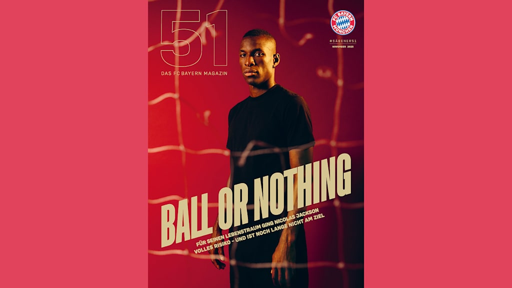 Cover der November-Ausgabe des Club-Magazins 51 mit Nicolas Jackson