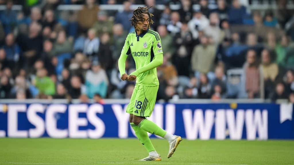 Jonah Kusi-Asare trägt das Trikot des FC Fullham.