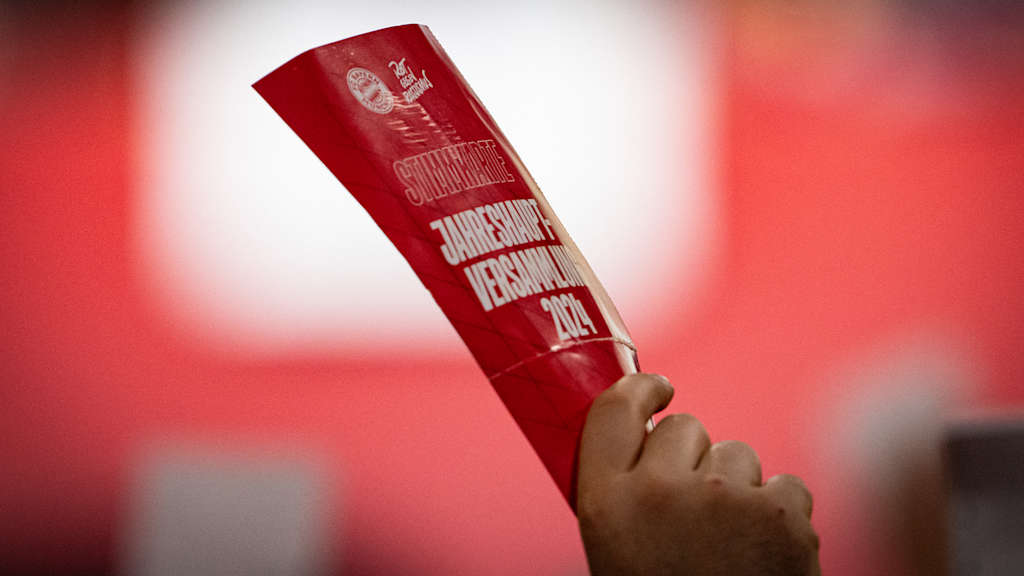 Stimmzettel für die Jahreshauptversammlung des FC Bayern