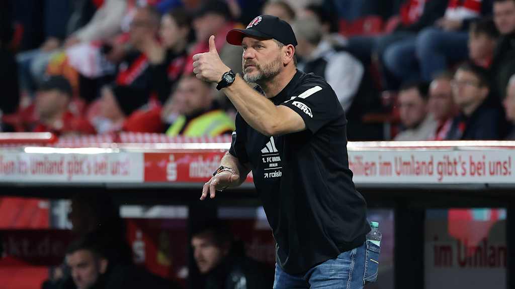 Steffen Baumgart lobt seine Spieler von Union Berlin.