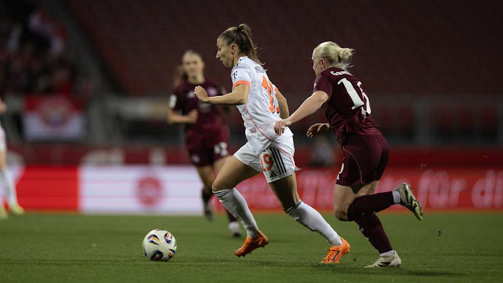 Kathi Naschenweng im Auswärtsspiel beim 1. FC Nürnberg.