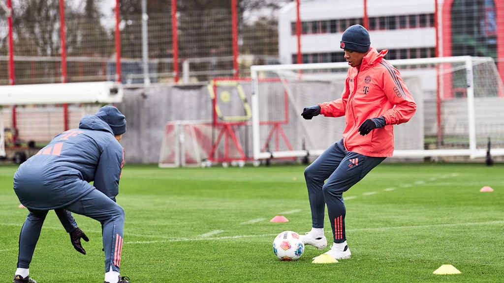 Jamal Musiala training