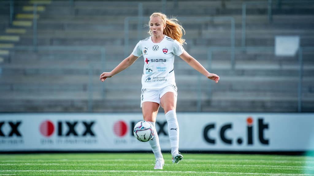 Glódís Perla Viggósdóttir im Einsatz für den FC Rosengård.