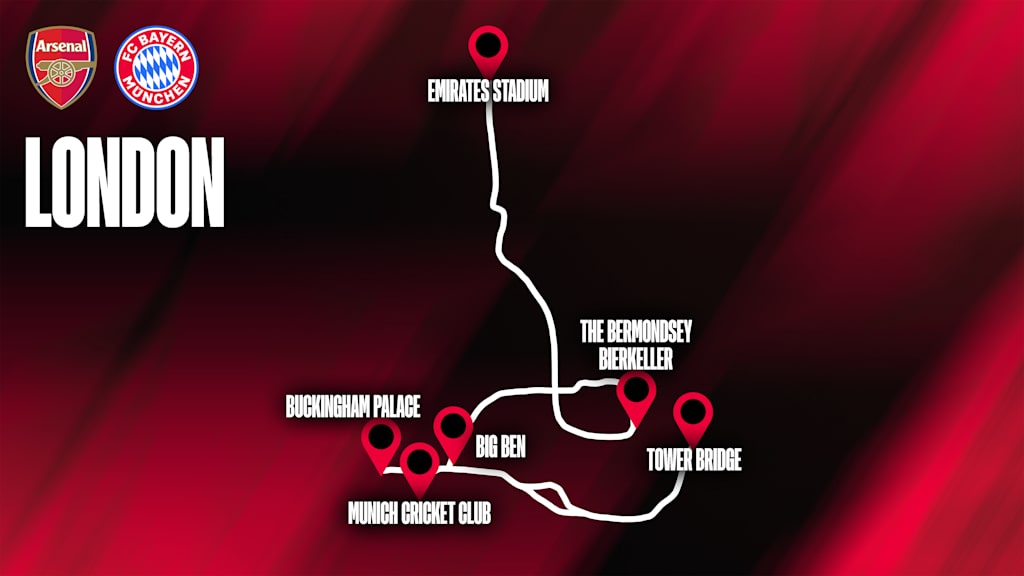 Eine virtuelle Karte von London zeigt die Anlaufstellen der Fantipps