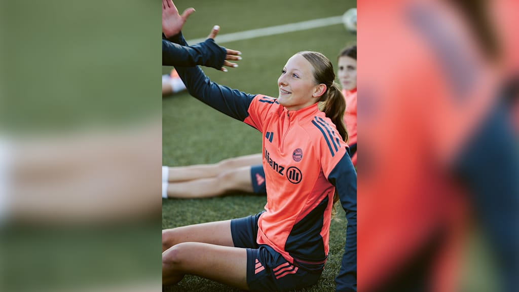 Annika Spalke im Nachwuchstraining